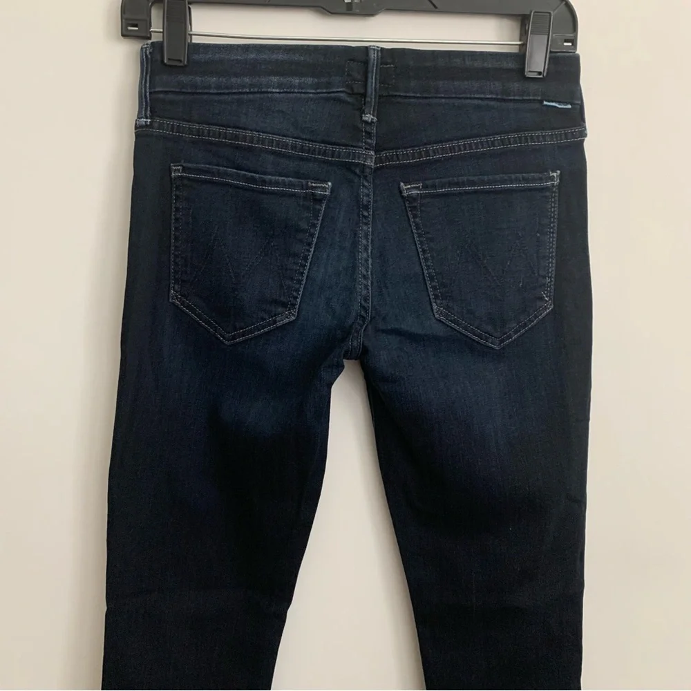 Mother The Looker Crop Coffee, Tea or Me Wash Jeans Size 25 - Picture 8 of 11